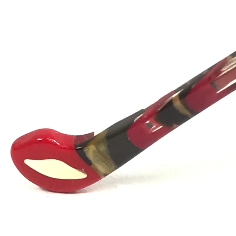 BOZ by J.F. Rey Eyeglasses Frames NIKI 3540 Red Khaki Green Wire Rim 55-15-140